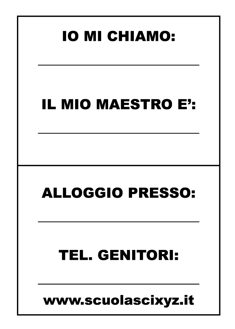 Adesivo scrivibile